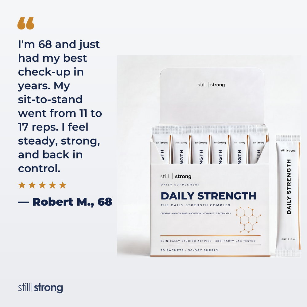 StillStrong testimonial — best check-up in years, Robert M., 68