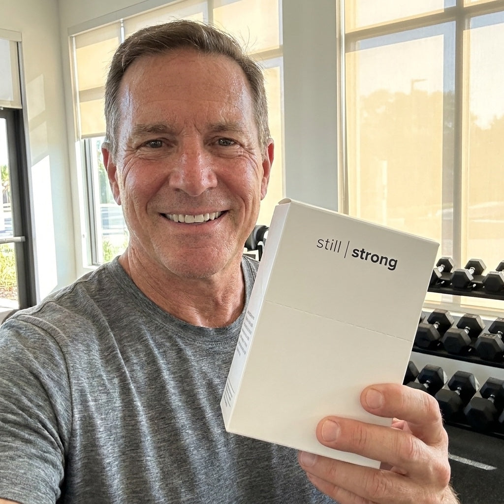 Happy StillStrong customer after his workout